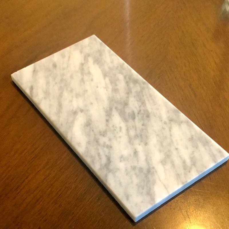 White Marble 5x10 Honed Straight Edge Tile