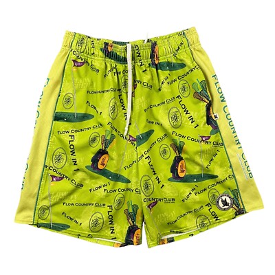 Flow Society Shorts Mens Size Medium Green Flow Country Club Golf Lacrosse