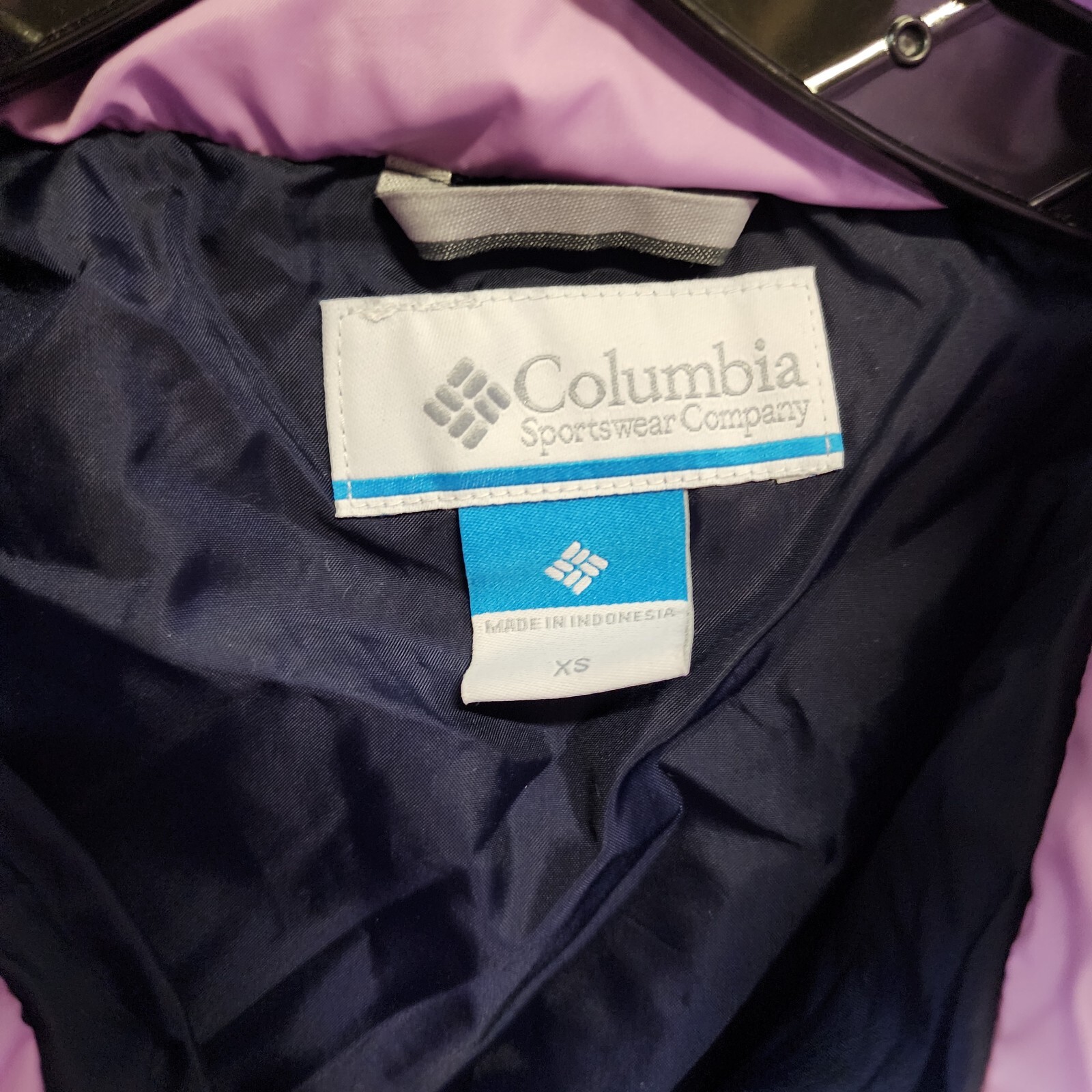 Columbia Puffer Colorblocked Full Zip Jacket Women's XS Marionberry Long Sleeve - Picture 5 of 15