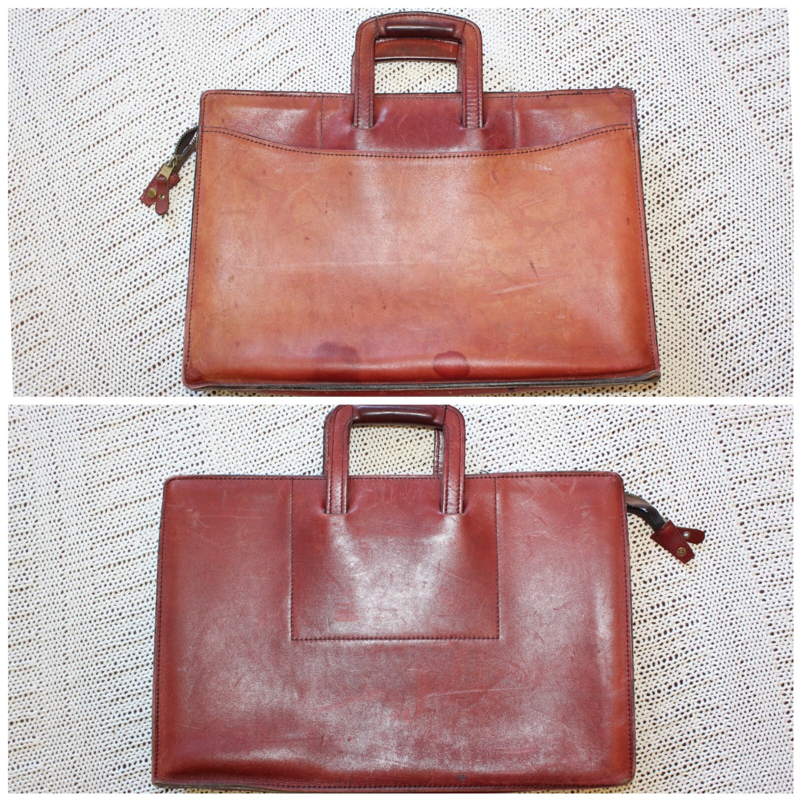 Schlesinger Brothers ヴィンテージ　アタッシュケース　(c3 Vintage 60's Schlesinger Brothers Saddle leather bag Brown