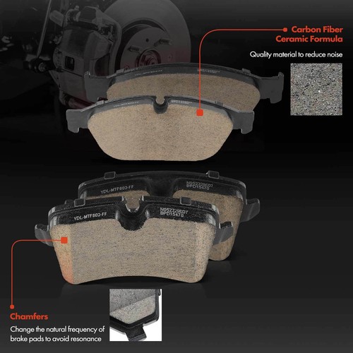 12x Front&Rear Drilled Rotors & Ceramic Brake Pad for Audi A6 Quattro A7 Quattro