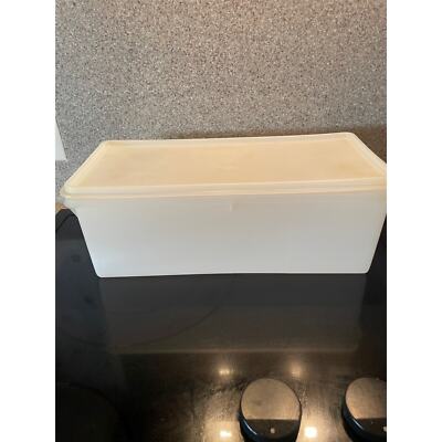 Vintage Tuppeware Jumbo Bread Keeper Box 