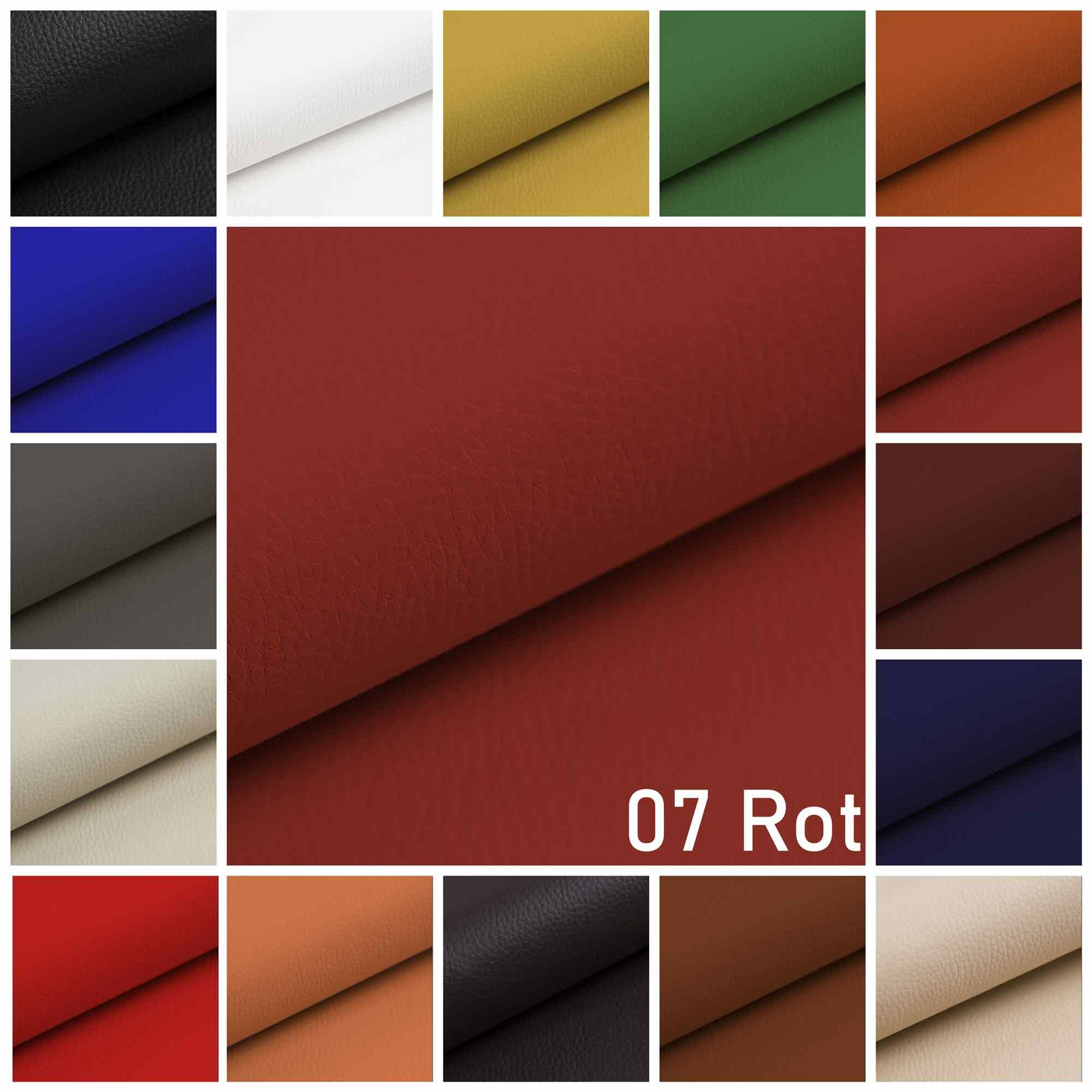 Bootsleder Boots Kunstleder Meterware Bootssitze Boot Steuerstuhl rot 2