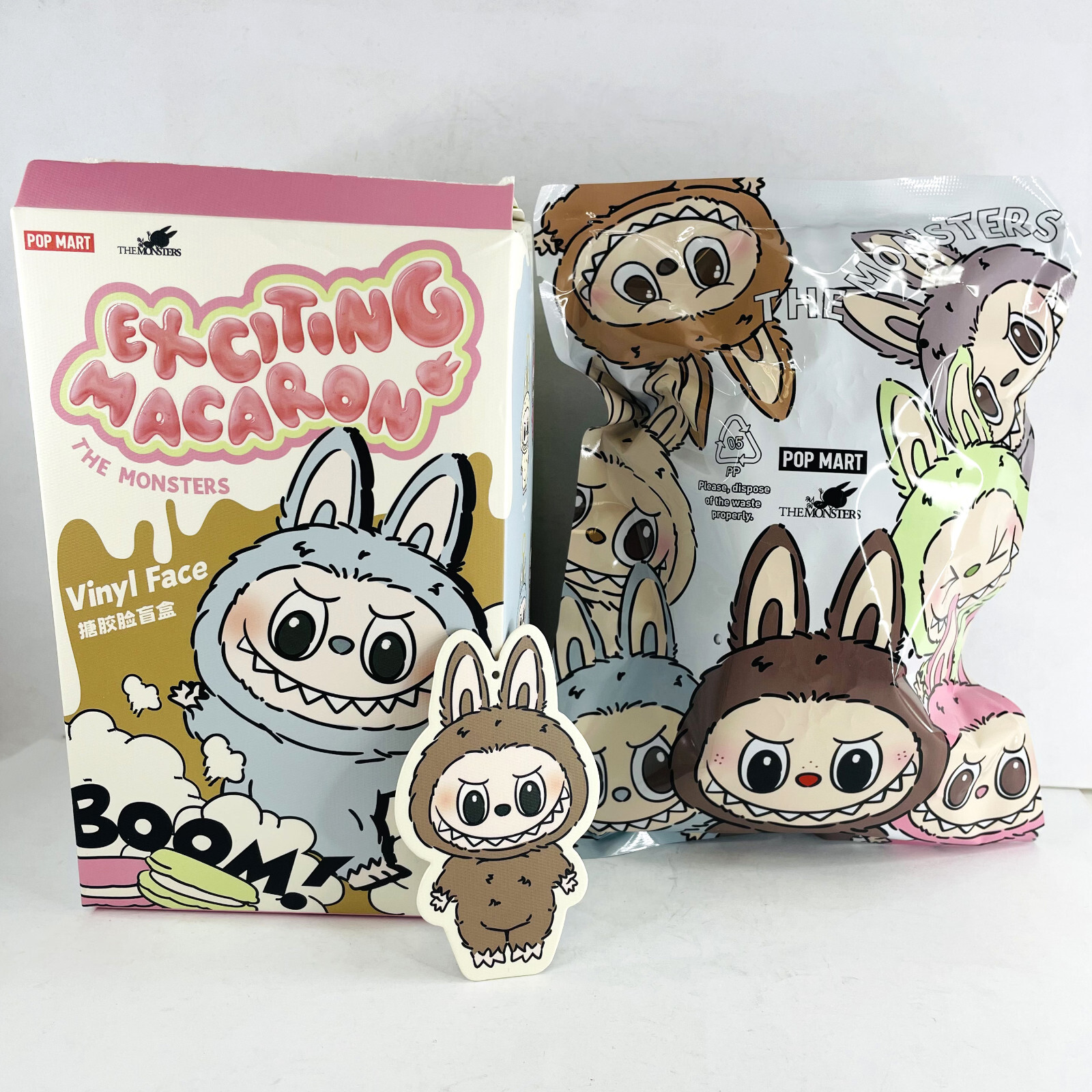 ぬいぐるみ The monsters macaron labubu toffee Labubu The Monsters Exciting Macaron Vinyl Face Series