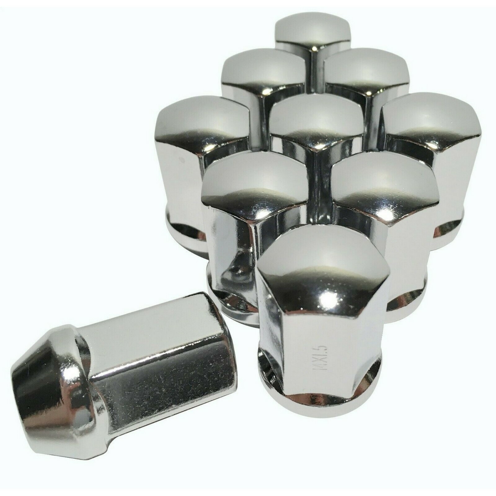 10 Chrome Camaro 14x1.5 OEM Solid Style Lug Nuts 22mm Hex CTSV 7/8" Hex eBay