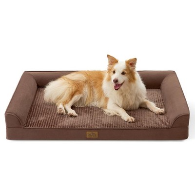COZY KISS Orthopedic Dog Beds for Large Sized Dog, XL Bolster ...