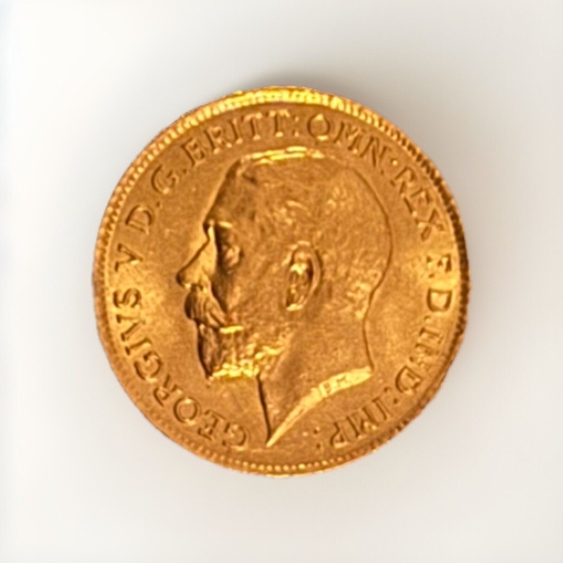 1914 Great Britain George V Sovereign Gold Coin Rare