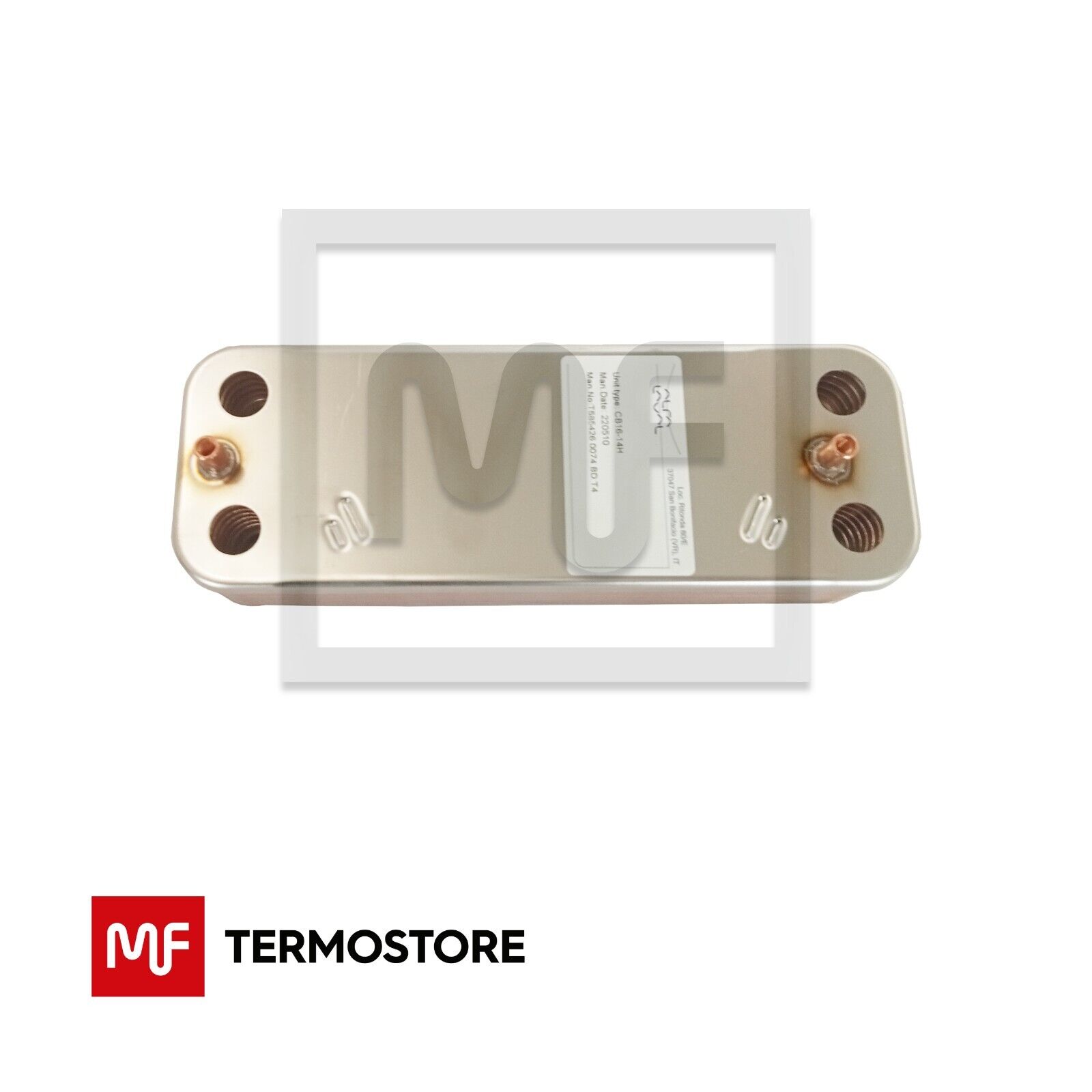 SCAMBIATORE SECONDARIO 14 PIASTRE INTERASSE 172 MM JUNKERS BOSCH 87054062870
