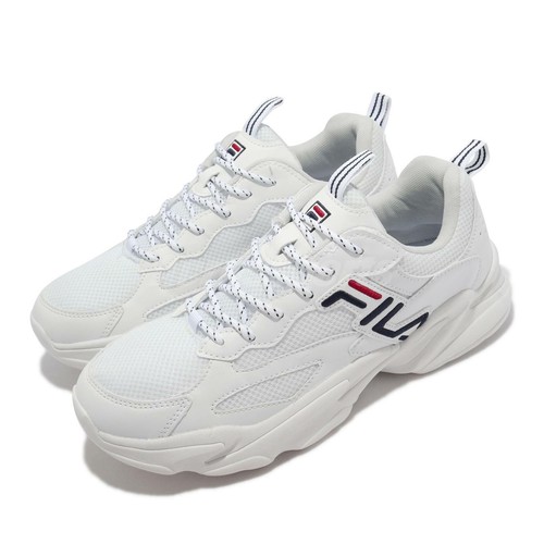 

Fila Beats Tracer 2.0 Белый Темно-красный Мужские повседневные кроссовки на массивной обуви, Beats Tracer 2.0