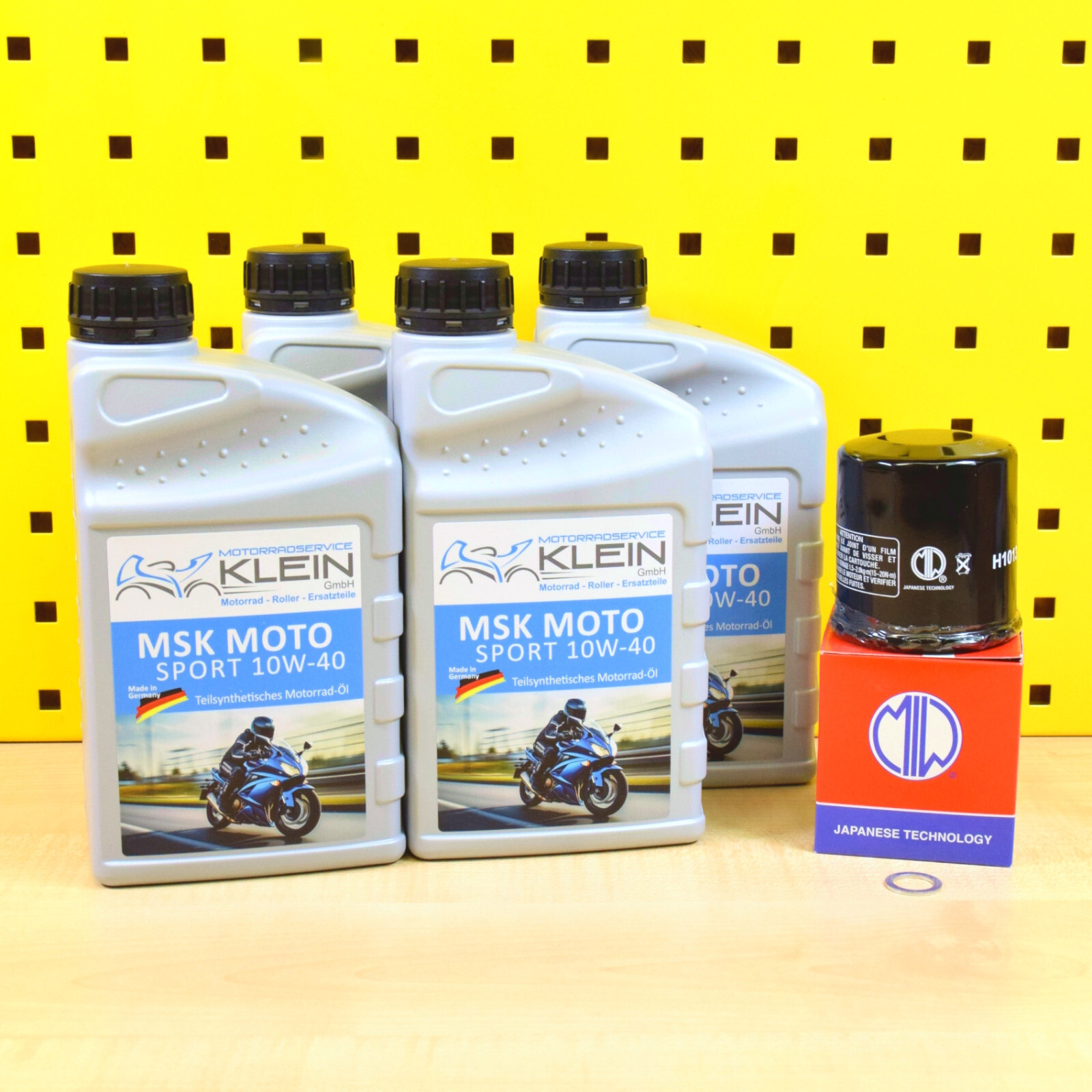 Wartungskit Für Honda VTR 1000 F Fire Storm (1997-2002) – Inkl. Luftfilter, Ölfilter & 2x Iridium-Zündkerzen