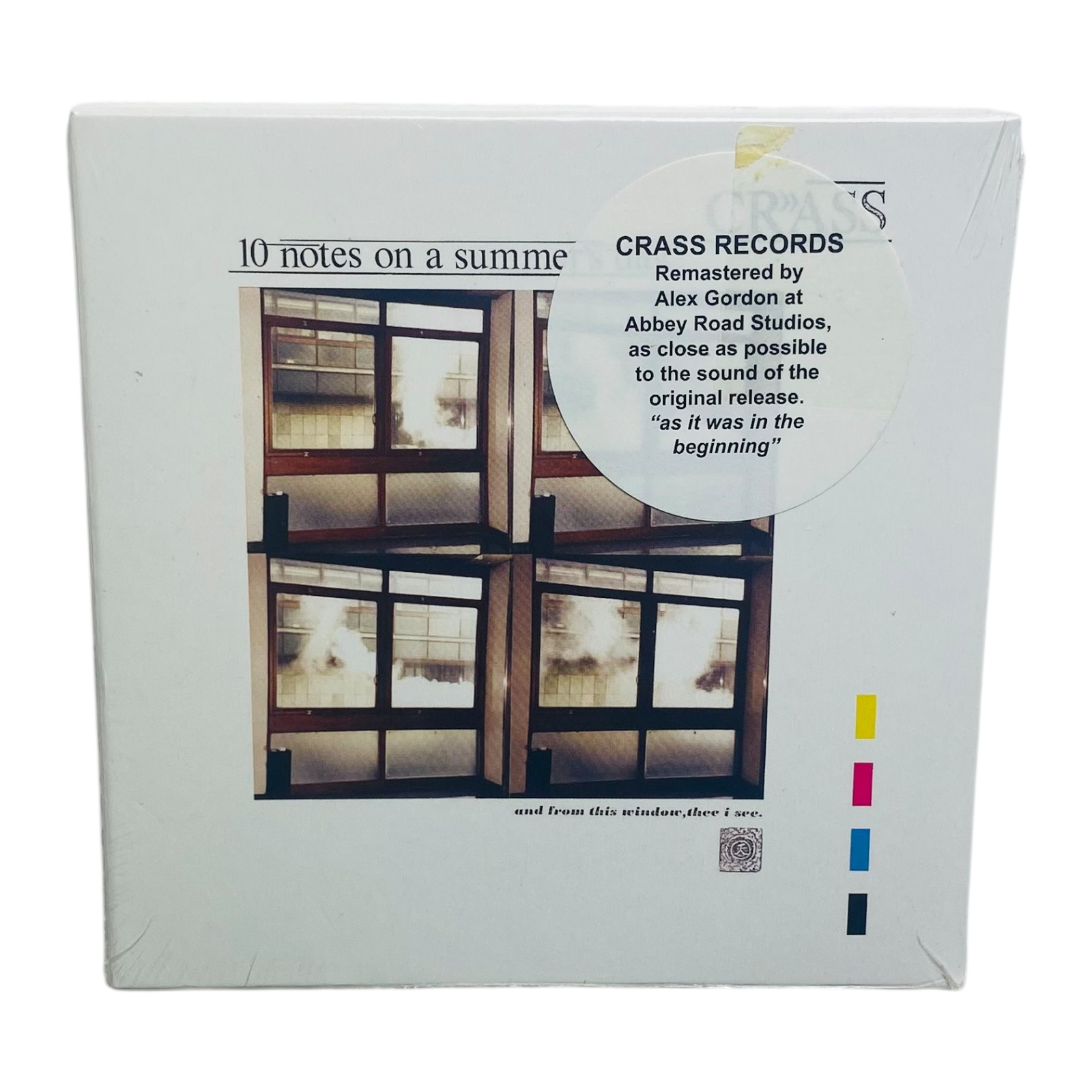 Crass ‎– Ten Notes On A Summer's Day ( CD Single 2019 ) Crass Records