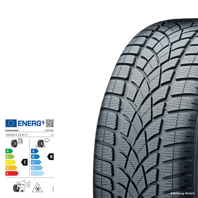 Winterreifen 195/65 R15 91T  Continental WinterContact TS 870