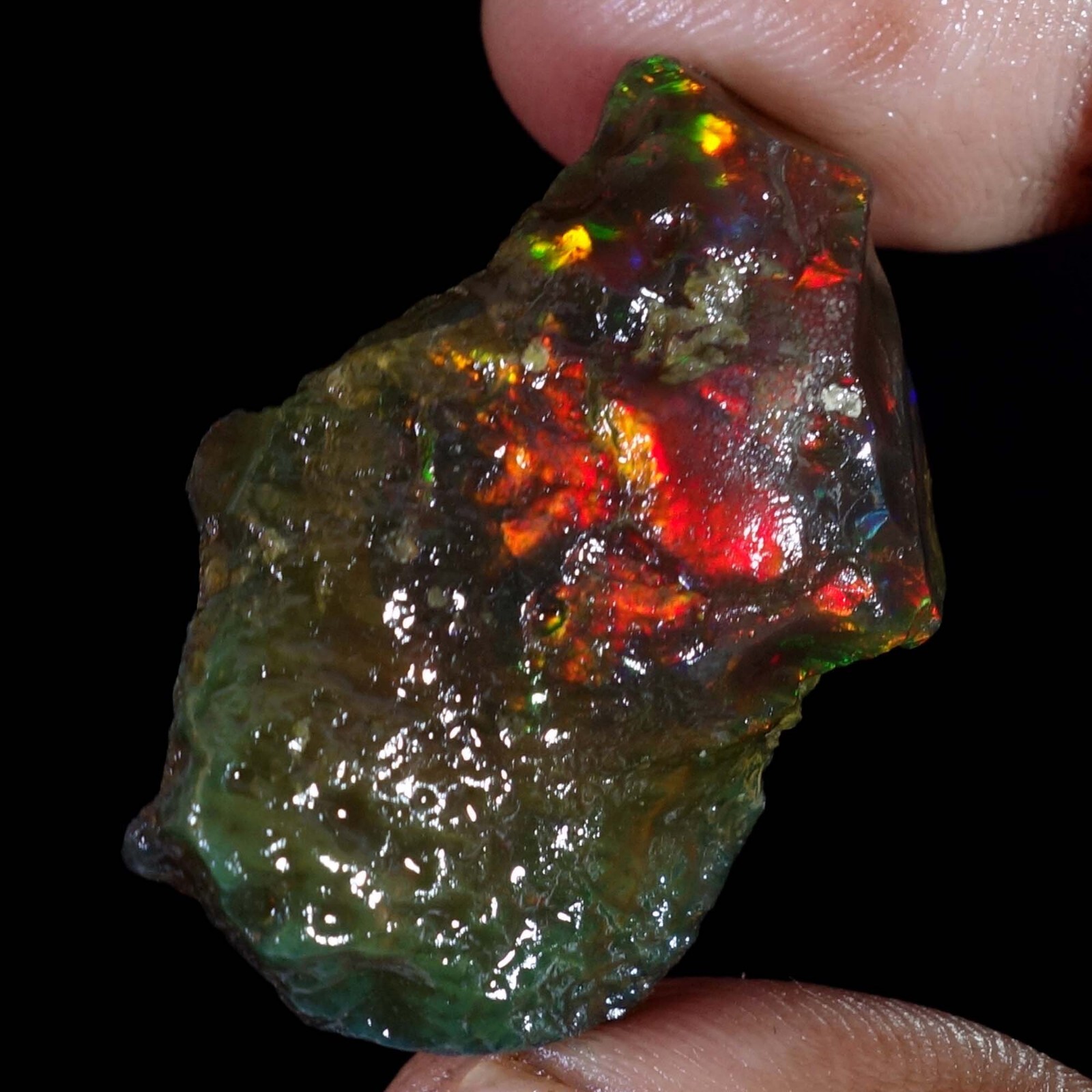 460㎖ OPAL R III Natural 20.95CT Ethiopian Opal Welo Rough Crystal Raw opal