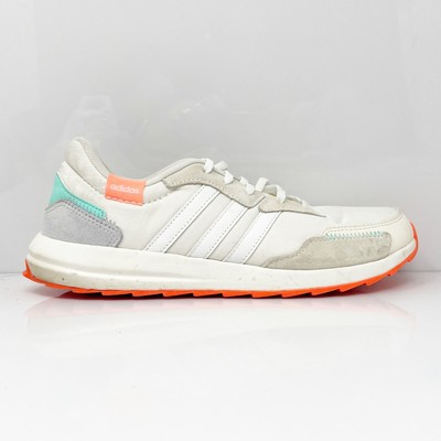 Adidas Womens Retrorun EH1858 Белая повседневная обувь Кроссовки Размер 9