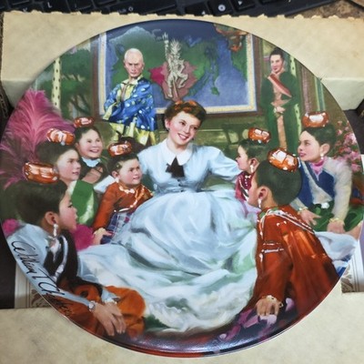 Knowles Limited Edition Fine China Collector Plate The King and I 1985 Vintage