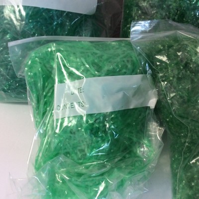 Easter Basket Grass Lot 4 Bags Green Baskets Crafts