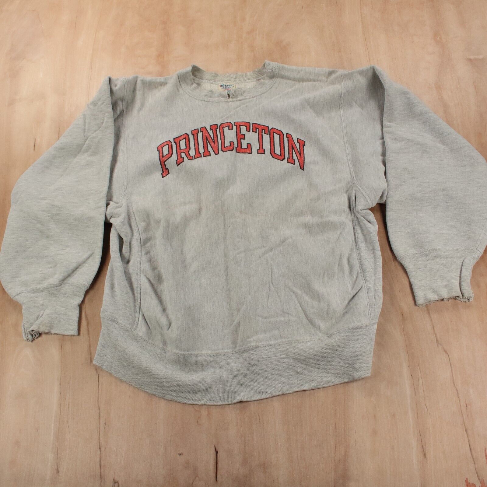 vtg usa made 80s Champion reverse weave sweatshirt LARGE vtg usa made 80s Champion reverse weave sweatshirt LARGE