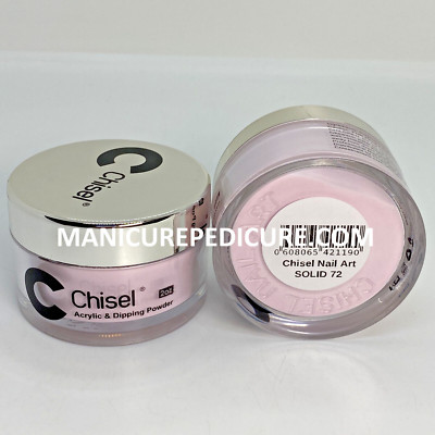 Chisel Nail Art 2 in 1 Acrylic & Dipping Powder 2 Oz - Solid 72