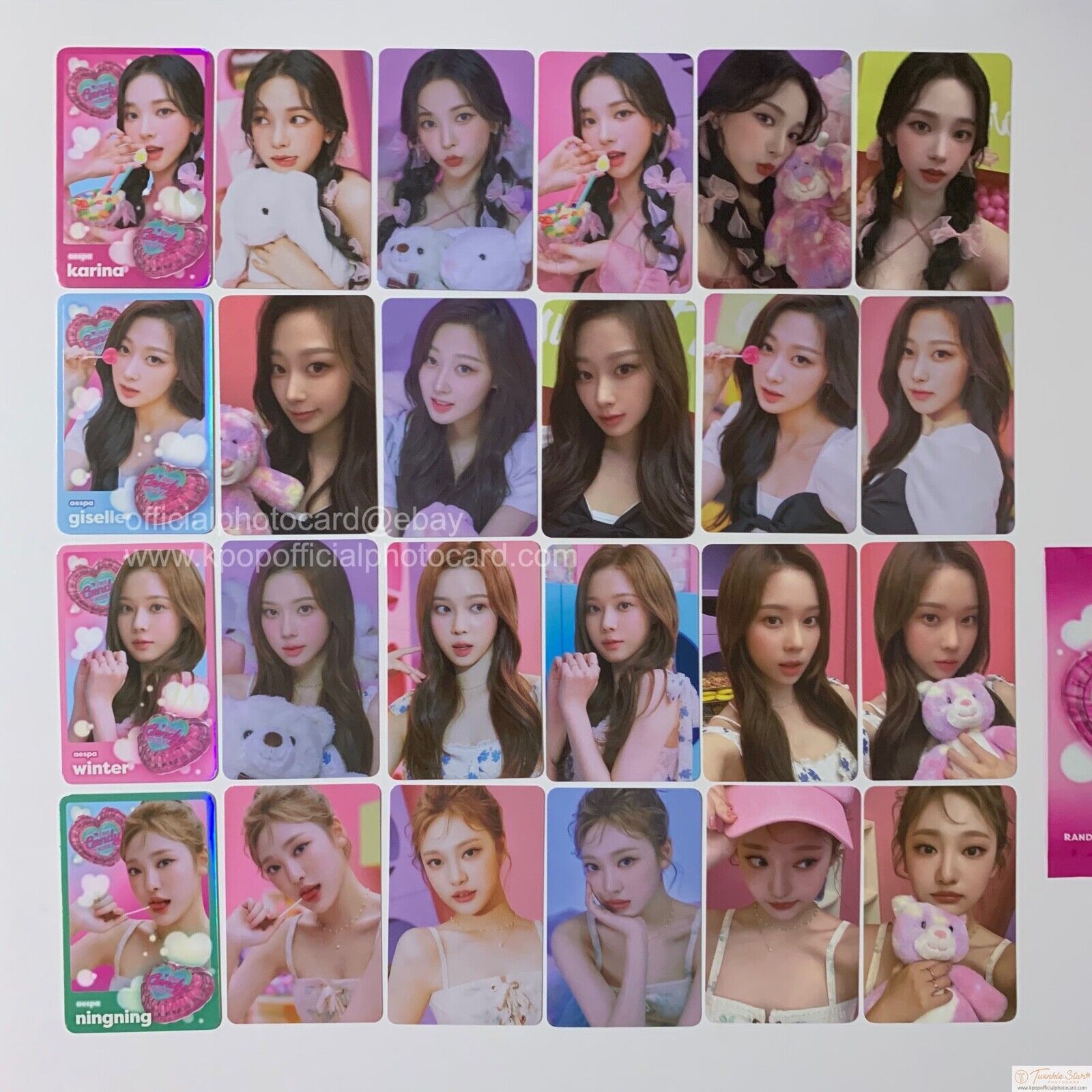 Aespa Candy Oh! Caendy Pocket Karina Winter Random Trading Aespa Candy Oh! Caendy Pocket Karina Winter Random Trading