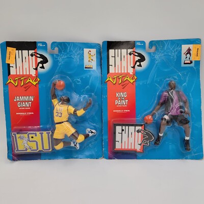 Shaq Attaq 1993 Jammin Giant King Of The Paint Kenner Shaquille O'Neal LSU