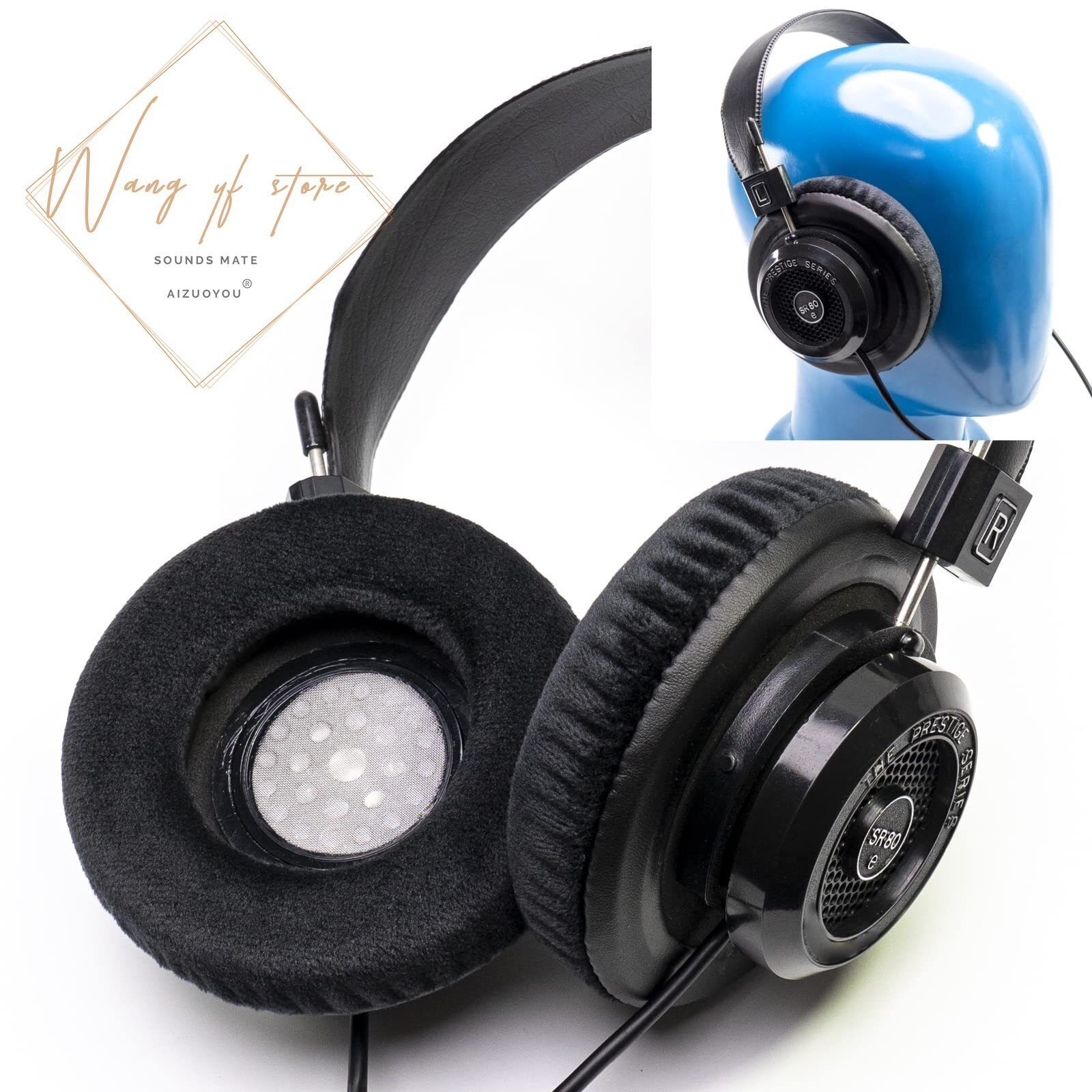 100mm Velour Over Ear Pad For Grado SR60e SR80e SR325e 100mm Velour Over Ear Pad For Grado SR60e SR80e SR325e