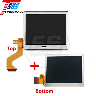 Top Bottom Lower LCD Screen Display Replacement for Nintendo DS Lite DSL NDSL