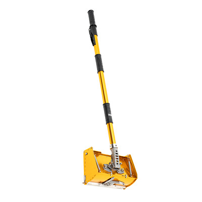 9.8 Inch Drywall Flat Finishing Tools, Flat Box with 40-63.8'' Adjustable Handle
