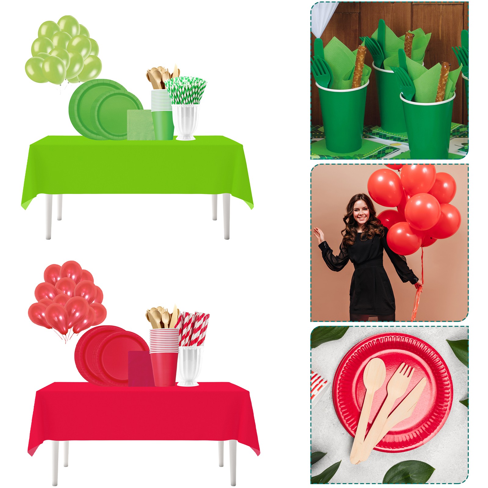 Tableware Set Dinnerware 256pcs Christmas Xmas Hen Party Wedding Decorations