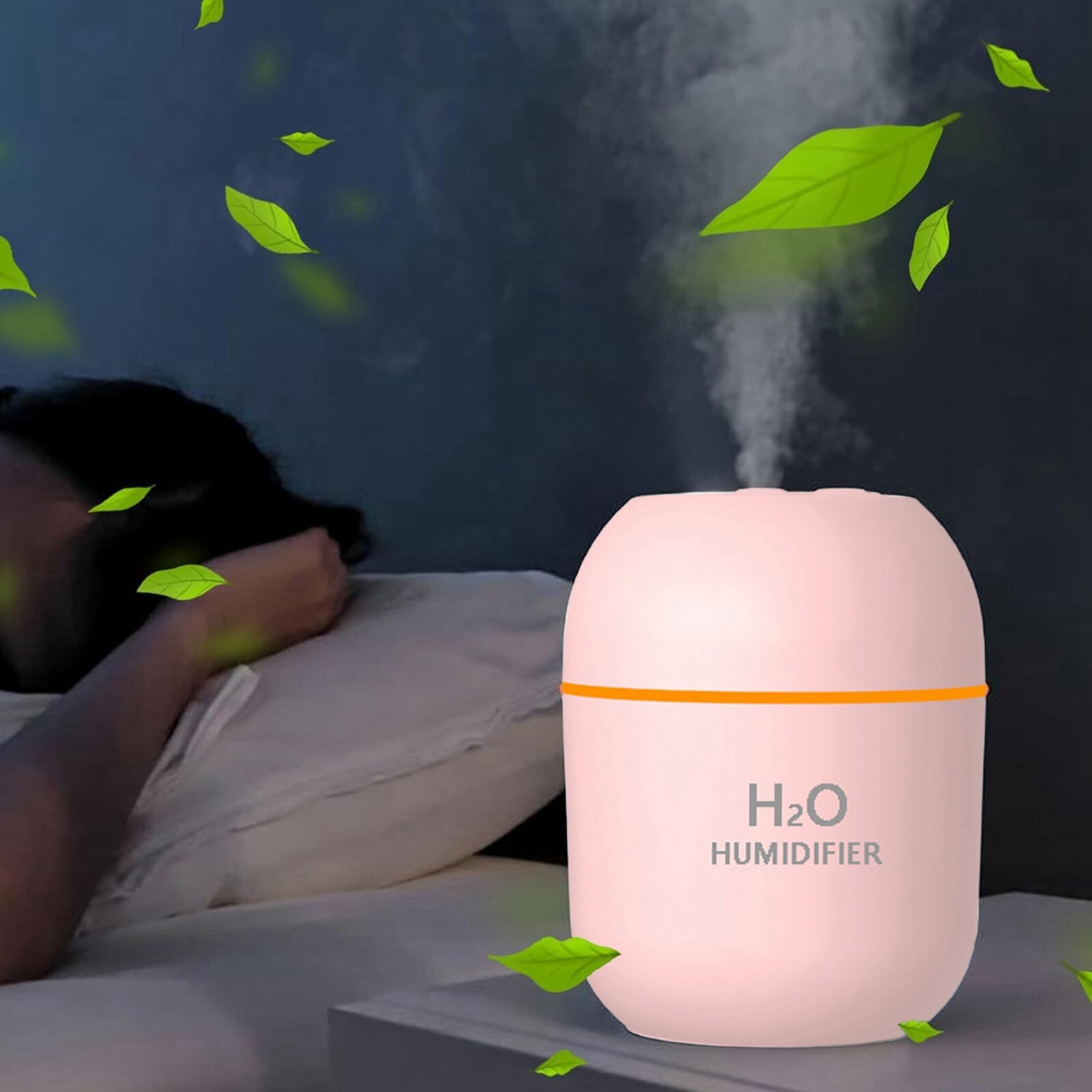 USB Mini Humidifier  Home Office Desk Humidifier  Bedroom Hydration Device