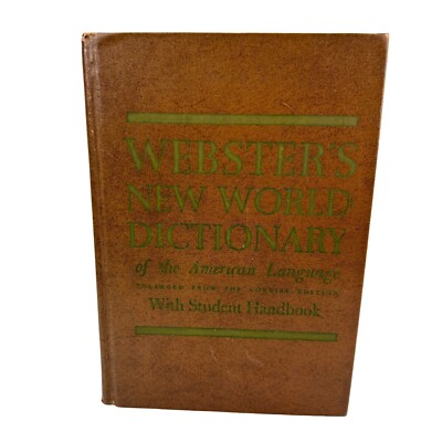 1971 Webster's New World Dictionary of the American Language Concise Edition VTG