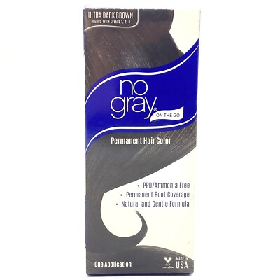 No Gray On The Go Root Touch Up Permanent Hair Color Ultra Dark Brown