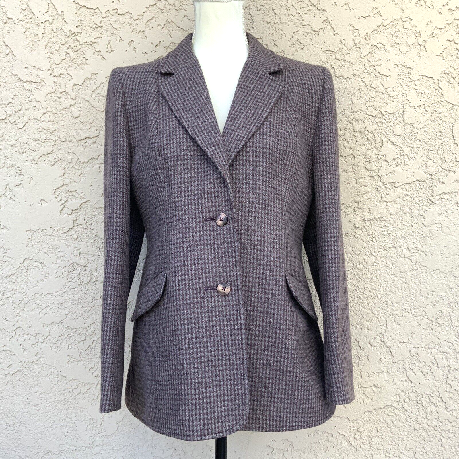 Auralee British Wool Tweed Over Jacket Brown | Cultizm