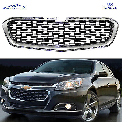 Chrome Front Center Grille Grill For 2014-2015 Chevrolet Malibu