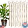 Doksving 10pcs Electroculture Plant Stakes, 13.5'' Copper Coil Wire Antennas Garden Stakes, Tensor Rings Kit, Copper Rods Electronic Planting for Growing Vegetable Garden Plants Support