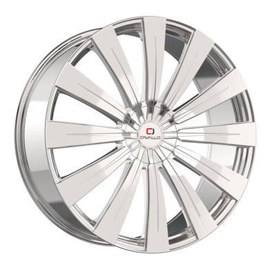 22'' Cavallo CLV-49 Chrome Wheel 22x9.5 5x115 5x120 15mm Rim
