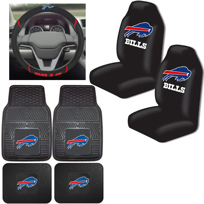 NFL Denver Broncos Car Truck Seat Covers Floor Mats /& Steering Wheel Cover