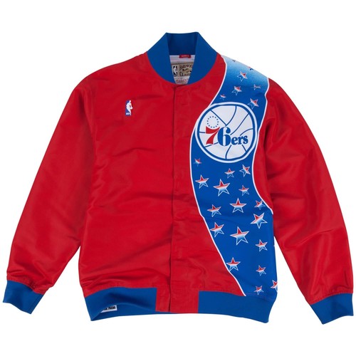 

АУТЕНТИЧНАЯ КУРТКА ДЛЯ РАЗМИНКИ MITCHELL - NESS NBA PHILADELPHIA 76ERS 93-94, Scarlet