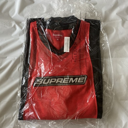 NEW AUTHENTIC Supreme New York SS19 Barbed Wire Moto Jersey NEW AUTHENTIC Supreme New York SS19 Barbed Wire Moto Jersey