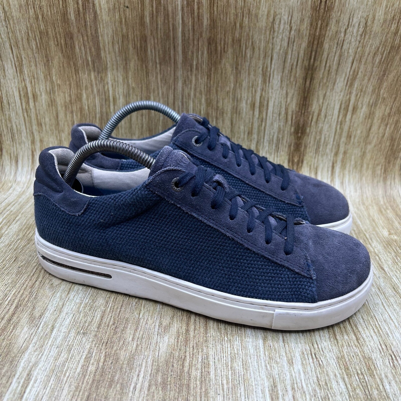 Birkenstock Bend Low Men's Size 9 EU 42 Blue Casual Sneakers Shoes Suede