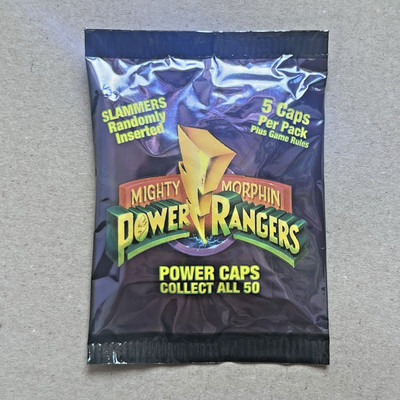 Power Rangers Serie 1 (1994) Caps Booster Mighty Morphin Pogs Slammers Milkcaps
