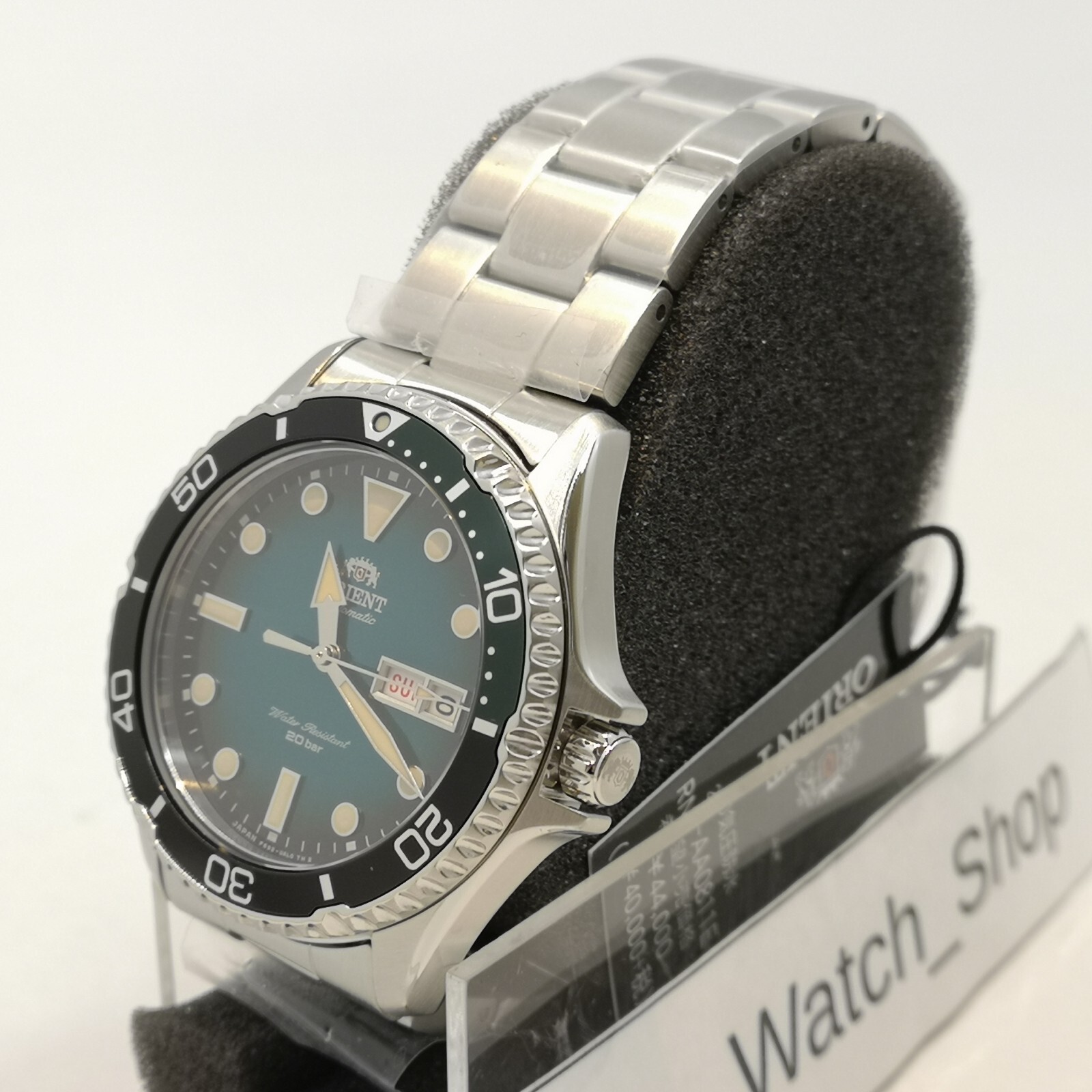 Pre-owned Orient Sports Rn-aa0811e Blue Mechanical Automatic Men's Watch In Box