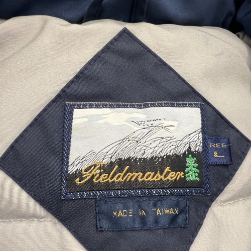 Vintage 90s Fieldmaster Goose Down Puffer Hunting Vest Jacket Zip Mens Size LG