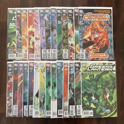 Green Lantern 26-50 NM Complete +variants 2005 Johns, Sinestro, Agent Orange