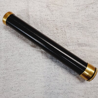 Cigar Tube Aluminum Anodized, Air Tight , Screw Cap w/o-ring 7.5'' Long 7/8'' dia.