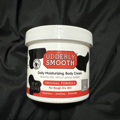 Udderly Smooth Body Cream Skin Moisturizer 12oz Tub  