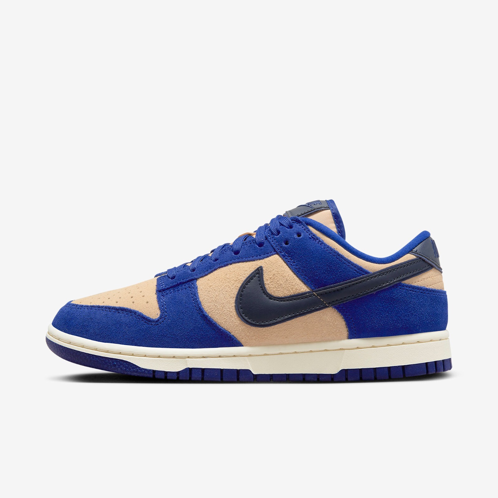 

Кроссовки Nike Dunk Low LX Blue Suede DV7411-400 WMNS Shoes, Deep royal blue/dark obsidian, Nike Dunk Low LX Blue Suede