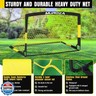 Soccer Goal, Kids Soccer Goals for Backyard Set, 2 Pack of 4x3 ft Portable Pop Up Soccer Net with Soccer Ball, Cones, Complete Training Equipment for Youth, Toddler Outdoor Sports Games