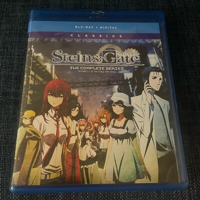 Steins;Gate The Complete Series Blu-Ray 4-Disc Anime Classics Funimation English