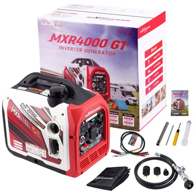 4KW LPG/Gasoline Inverter Generator Portable Quiet Electric Bluetooth Start