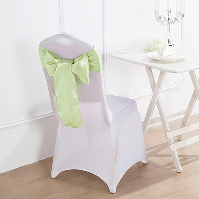 Satin CHAIR SASHES Bows Ties Wedding Reception Decorations Wholesale